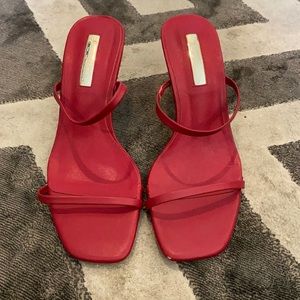 Billini Red Low Heels